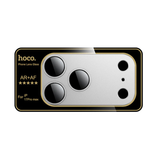 iPhone 17 Pro Max Lens Protector HOCO V16 Aluminum Full Guard – Silver